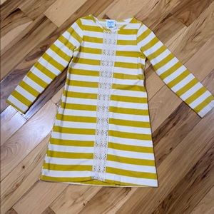 Girls Peaches n’ Cream striped dress